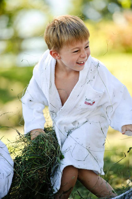 Bild von Bademantel mit Kapuze für Kinder